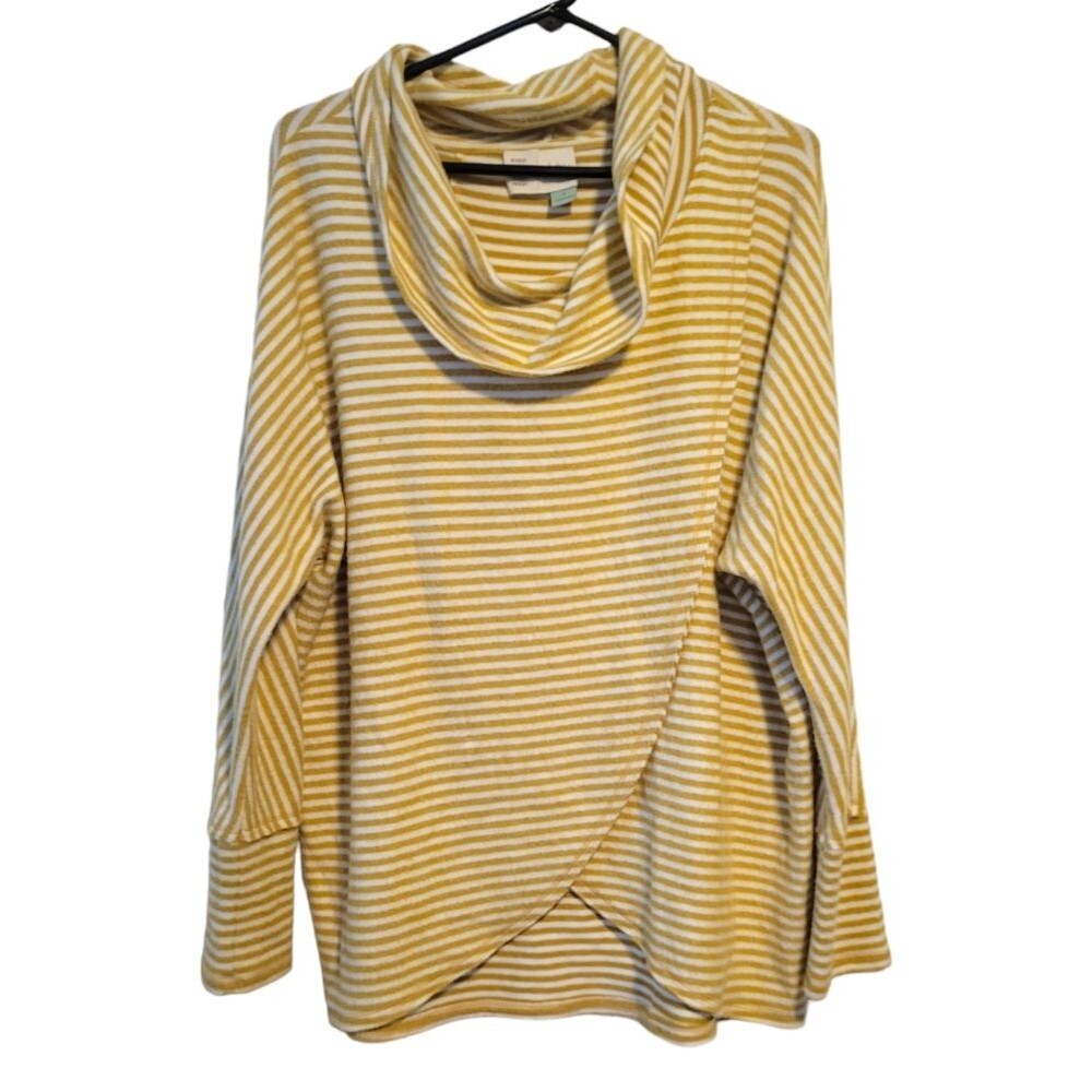 Anthropologie Saturday Sunday Homebound Cowl Neck Tunic Sweater Size Small
